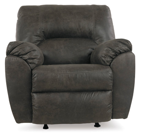 Tambo Faux Leather Manual Recliner - Ornate Home