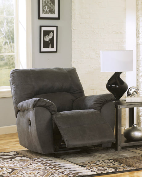 Tambo Faux Leather Manual Recliner - Ornate Home