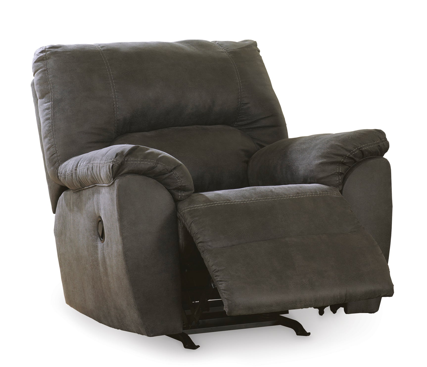 Tambo Faux Leather Manual Recliner - Ornate Home