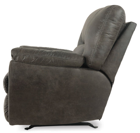 Tambo Faux Leather Manual Recliner - Ornate Home
