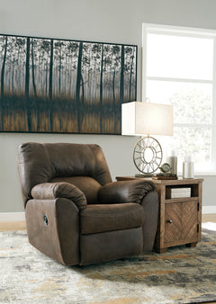 Tambo Faux Leather Manual Recliner - Ornate Home