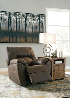 Tambo Faux Leather Manual Recliner - Ornate Home