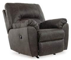 Tambo Pewter 2-Piece Sectional with Recliner - Ornate Home