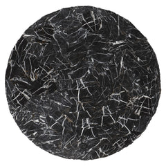 Tambora Black Striped Stone Outdoor Cocktail Table - Ornate Home