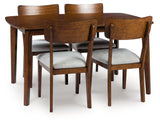 Tameride Brown Dining Room Table Set (Set of 5) (Online Special Price) - Ornate Home