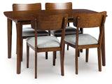 Tameride Brown Dining Room Table Set (Set of 5) - Ornate Home