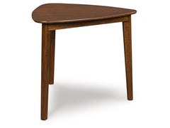 Tameride Brown Triangle Dining Room Table - Ornate Home
