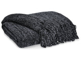Tamish Black Throw (Online Special Price) - Ornate Home