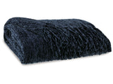 Tamish Blue Throw (Online Special Price) - Ornate Home