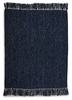 Tamish Blue Throw - Ornate Home