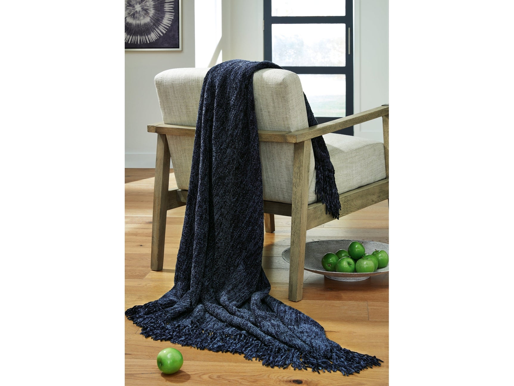 Tamish Blue Throw (Set of 3) - Ornate Home