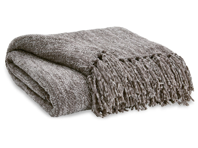 Tamish Gray Throw (Online Special Price) - Ornate Home