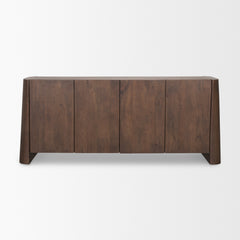 Tammar Brown Wood 4-Door Sideboard