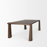Tammar Medium Brown Rectangular Dining Table - Ornate Home