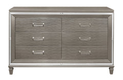 Tamsin Silver-Gray 5-Piece Queen Bedroom Set - Ornate Home