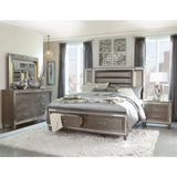 Tamsin Silver-Gray California King Platform Bed - Ornate Home