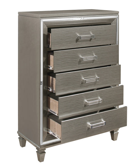 Tamsin Silver/Gray Chest - Ornate Home