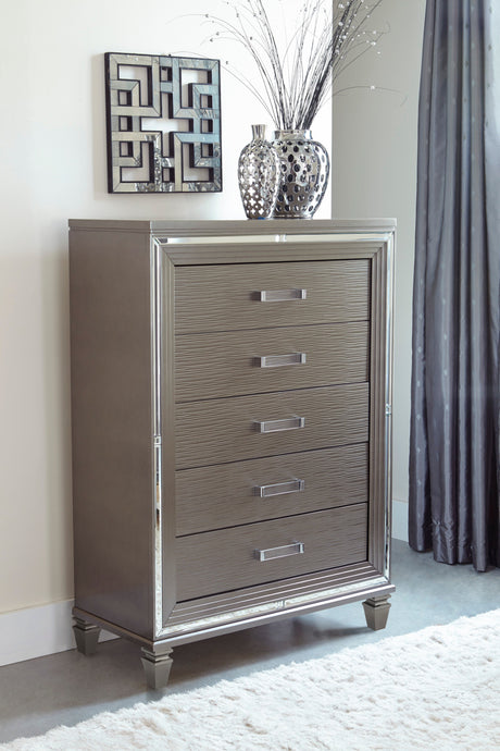 Tamsin Silver/Gray Chest - Ornate Home