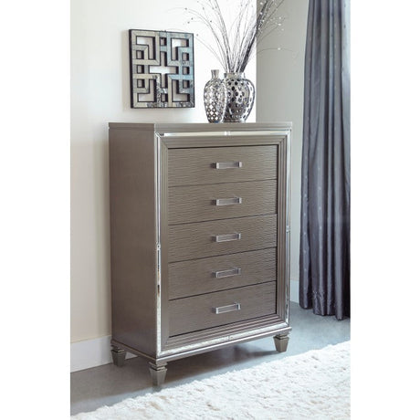 Tamsin Silver/Gray Chest - Ornate Home