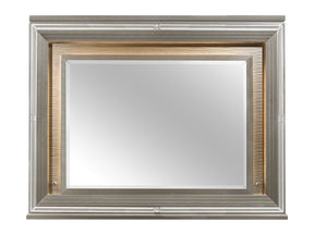 Tamsin Silver/Gray Mirror - Ornate Home