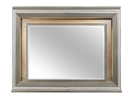 Tamsin Silver/Gray Mirror - Ornate Home