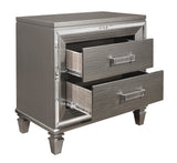 Tamsin Silver/Gray Nightstand - Ornate Home
