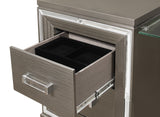 Tamsin Silver-Gray Vanity Dresser with Mirror - Ornate Home