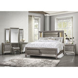 Tamsin Silver-Gray Vanity Dresser with Mirror - Ornate Home