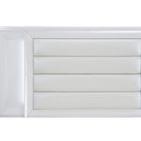 Tamsin White Eastern King Platform Bed w/Footboard Storage - Ornate Home