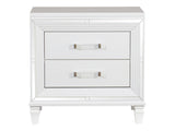 Tamsin White Nightstand - Ornate Home