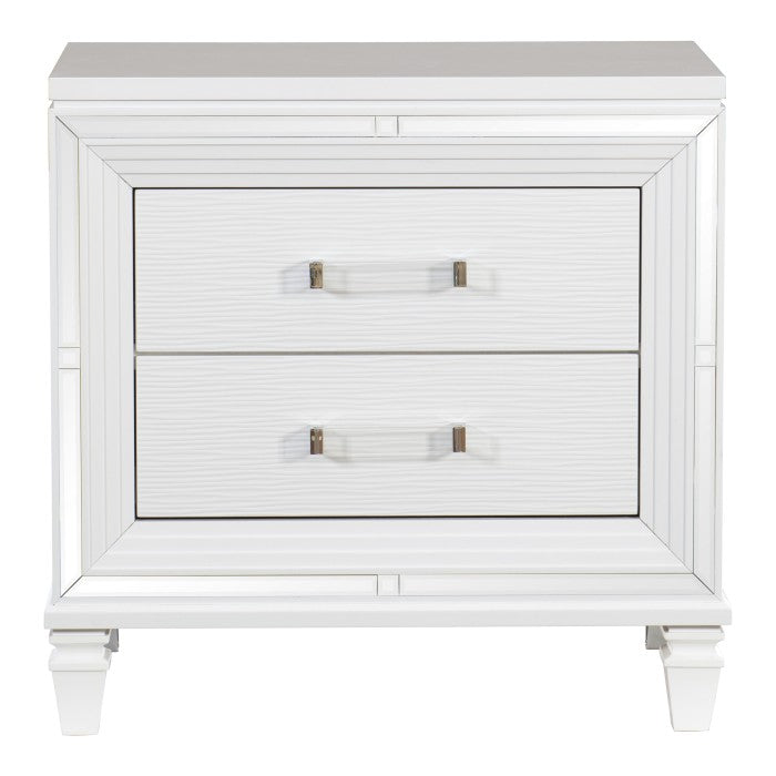 Tamsin White Nightstand - Ornate Home