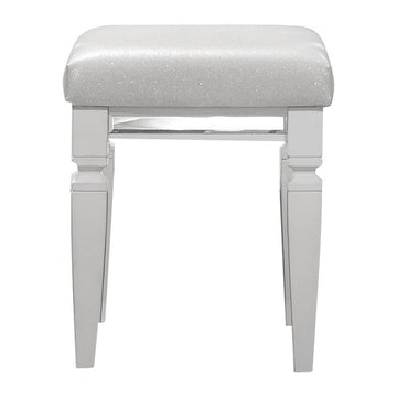 Tamsin White Vanity Stool - Ornate Home