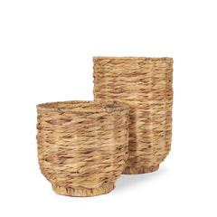 Tamuz Brown Grass Baskets (Set of 2)