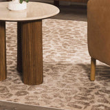 Tan Bonhill Leopard Print Area Rug - Ornate Home
