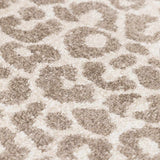 Tan Bonhill Leopard Print Area Rug - Ornate Home