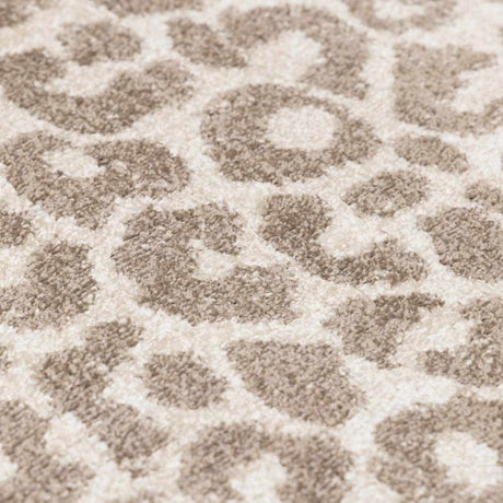 Tan Bonhill Leopard Print Area Rug - Ornate Home