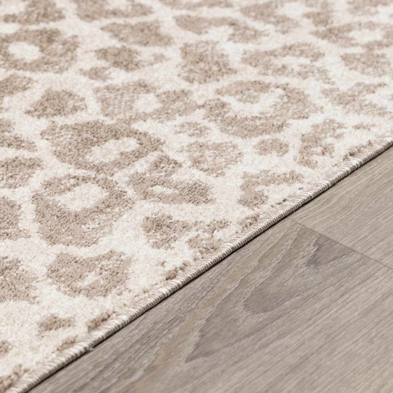 Tan Bonhill Leopard Print Area Rug - Ornate Home