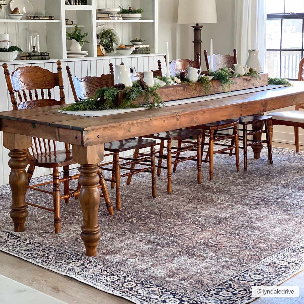 Tan Jill Vintage Washable Area Rug - Clearance - Ornate Home