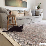 Tan Jill Vintage Washable Area Rug - Clearance - Ornate Home