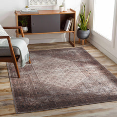 Tan Ormstown Distressed Washable Area Rug - Clearance - Ornate Home