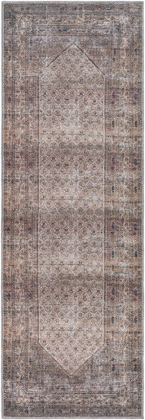 Tan Ormstown Distressed Washable Area Rug - Clearance - Ornate Home