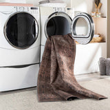 Tan Ormstown Distressed Washable Area Rug - Clearance - Ornate Home