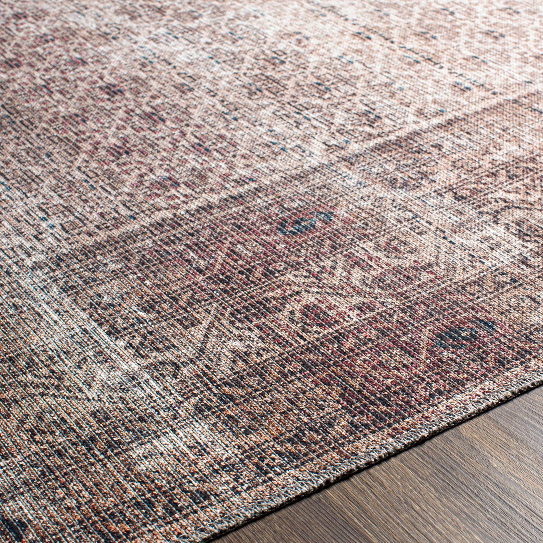 Tan Ormstown Distressed Washable Area Rug - Clearance - Ornate Home