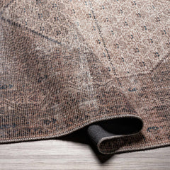 Tan Ormstown Distressed Washable Area Rug - Clearance - Ornate Home