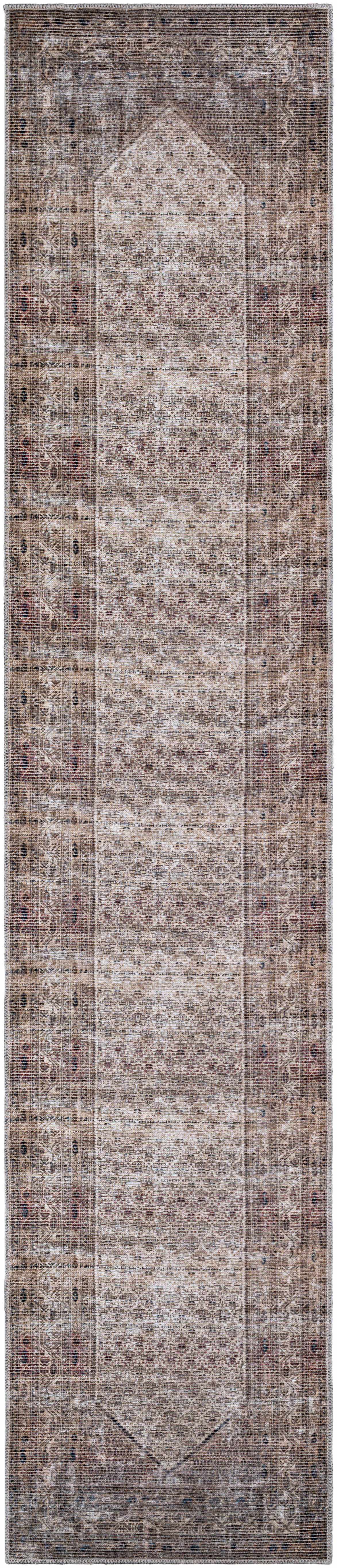 Tan Ormstown Distressed Washable Area Rug - Clearance - Ornate Home