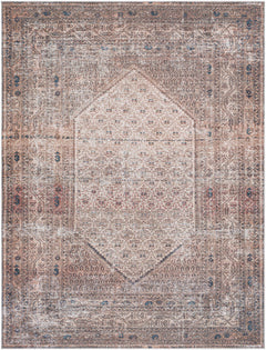 Tan Ormstown Distressed Washable Area Rug - Clearance - Ornate Home