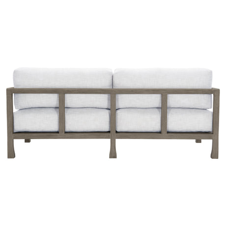 Tanah Weathered Teak/White/Cream Outdoor Sofa - Ornate Home