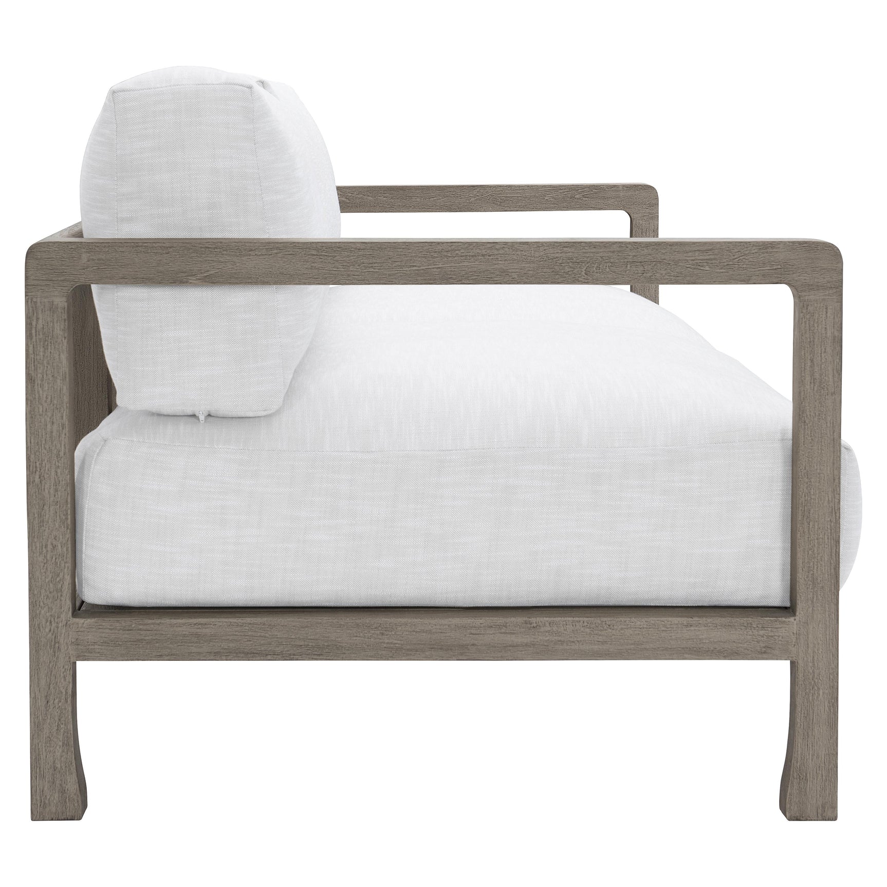 Tanah Weathered Teak/White/Cream Outdoor Sofa - Ornate Home