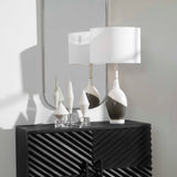 Tanali Gray/White Modern Table Lamp - Ornate Home
