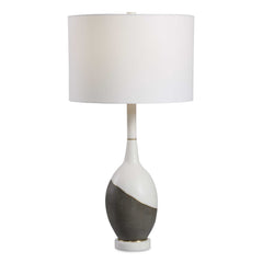 Tanali Gray/White Modern Table Lamp - Ornate Home